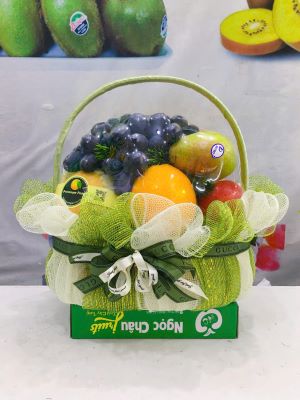 Cách làm giỏ hoa quả đơn giản